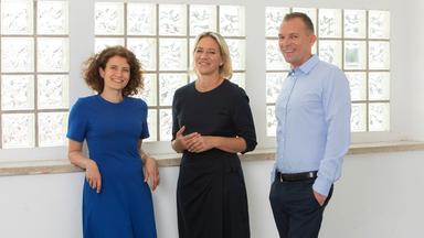 Die Geschäftsleitung der ARD-Programmdirektion (v.l.n.r.): Sophie Burkhardt,...