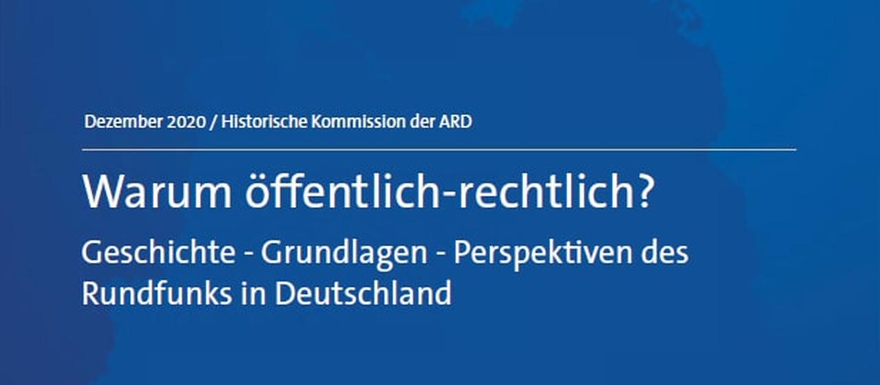 Warum öffentlich-rechtlich?